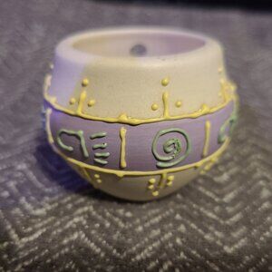 Mini symbols pot- beige, purple, green, yellow
